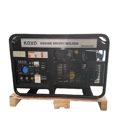 GERADOR DE SOLDADOR DE GASOLINA KOVO de 160 kg EW320G para SOLDADOR de tubulação