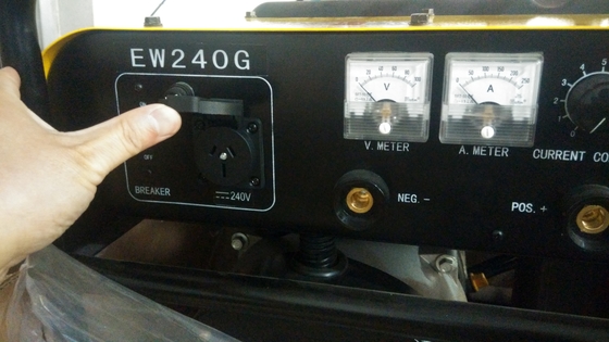KOVO GASOLINE WELDER GENERATOR EW240G 90 KG Peso para requisitos de solda de tubulação