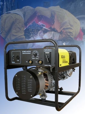 KOVO GASOLINE WELDER GENERATOR EW240G 90 KG Peso para requisitos de solda de tubulação