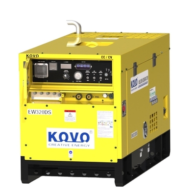 Gerador de soldagem por arco diesel portátil de 400 Amp EW320DST com corrente nominal de 280 CC/CV