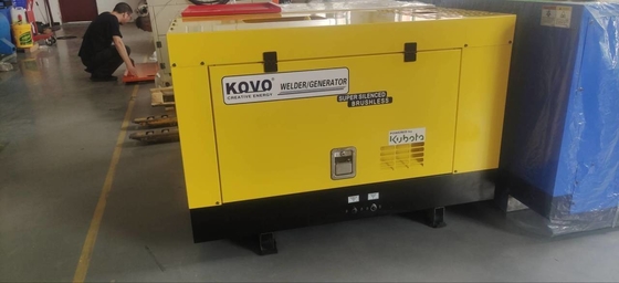 Gerador de soldagem por arco diesel portátil de 400 Amp EW320DST com corrente nominal de 280 CC/CV