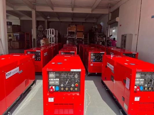 KOVO EW500DST 5000W Gerador portátil de solda a diesel Frequência 50/60HZ